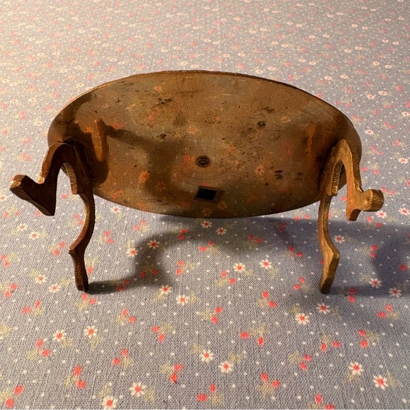 🇨🇦Any 3@$33🇨🇦 Miniature Brass Unique Design Dining Table Chair Maharaja Set. - Picture 4 of 9